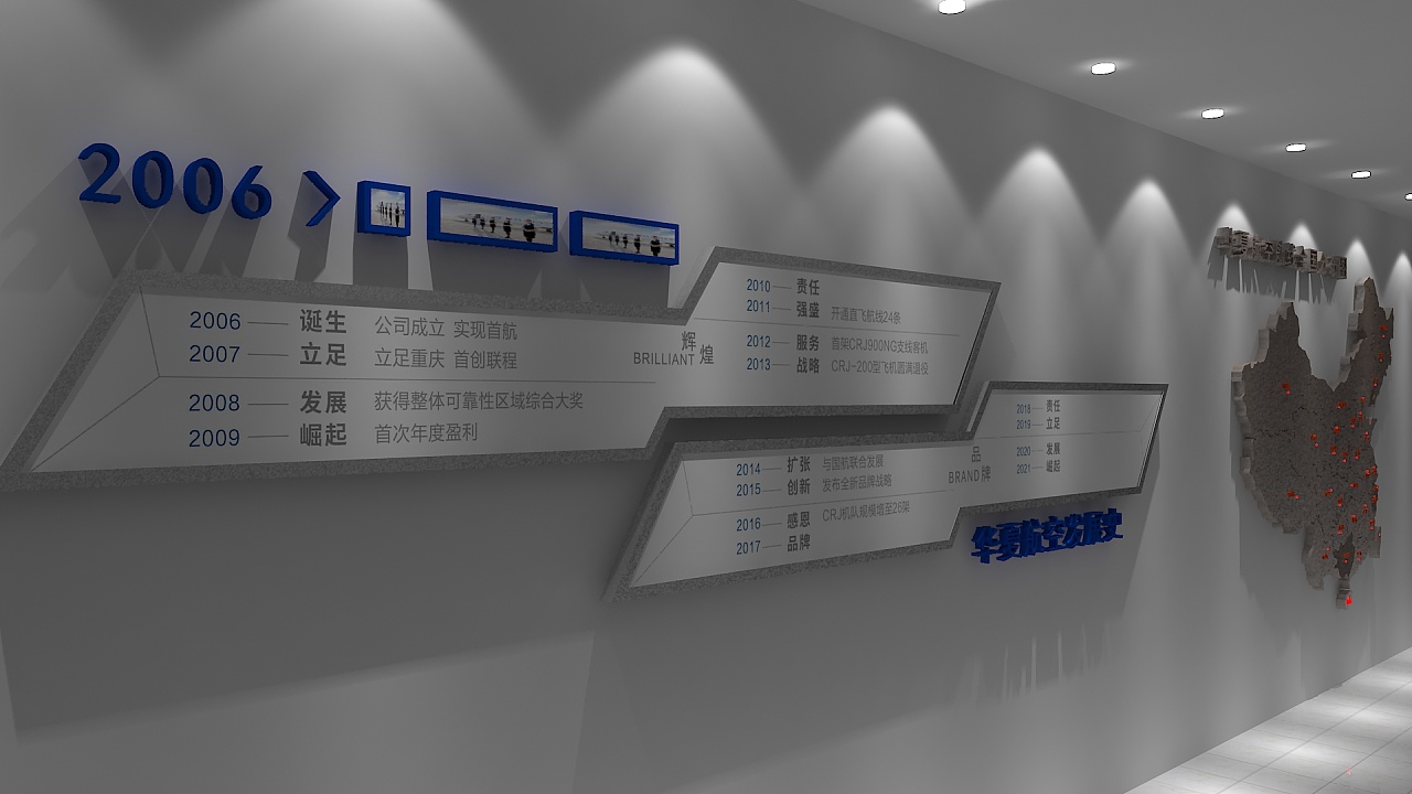 企業歷程文化墻