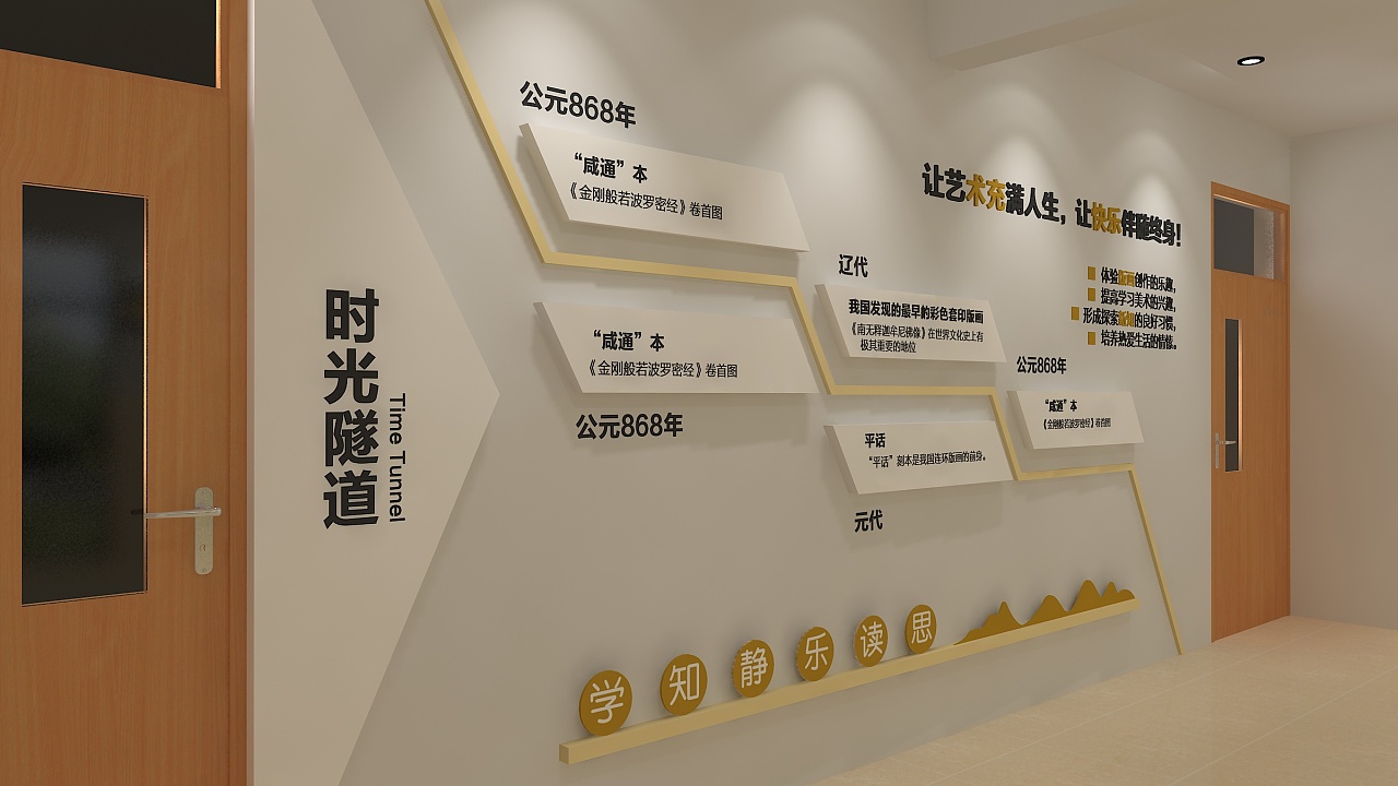 書法學(xué)院文化墻設(shè)計